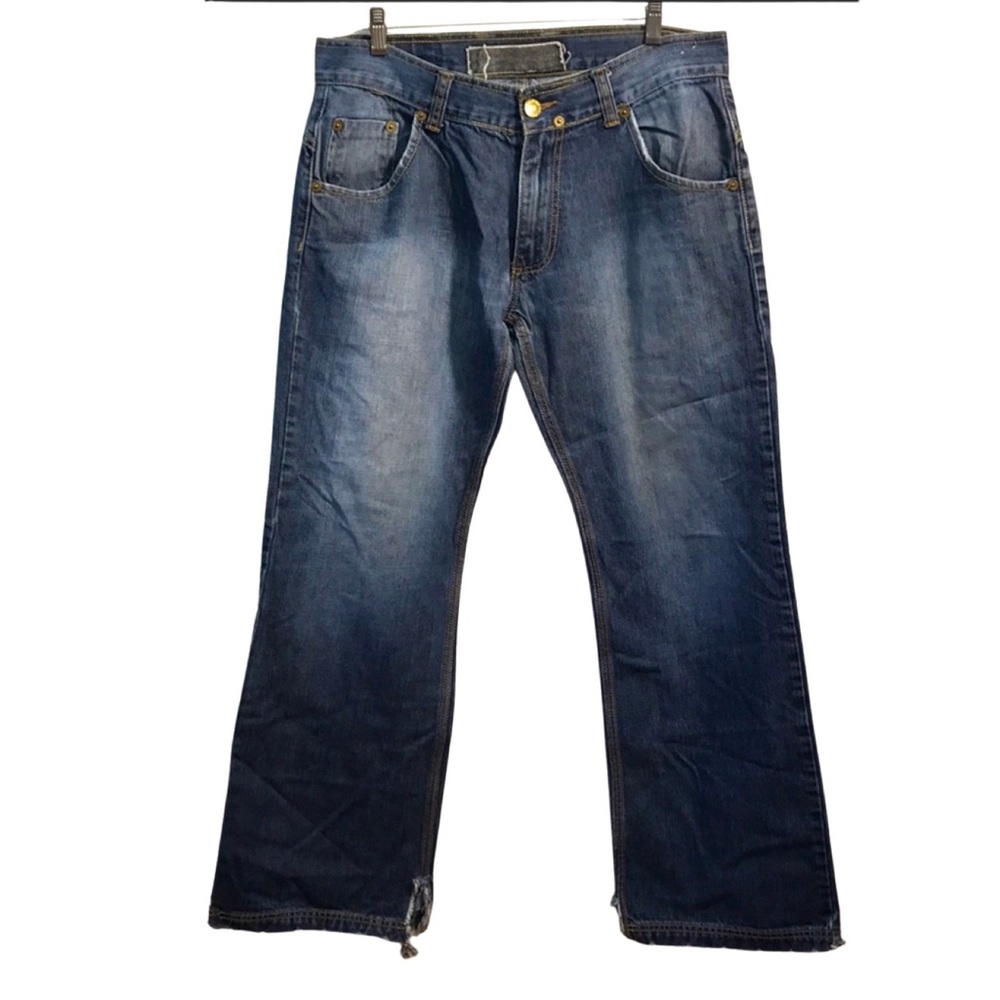 Arizona Jeans Blue Men’s Trendy Worn Cuffs 34x32